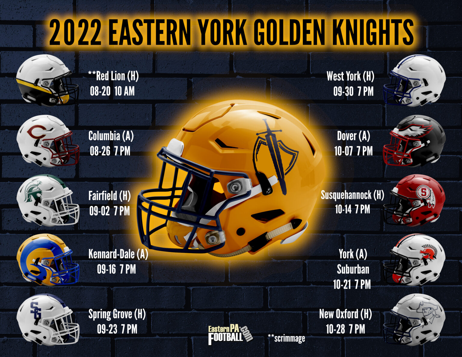 2022 Team Preview Eastern York Golden Knights (3)