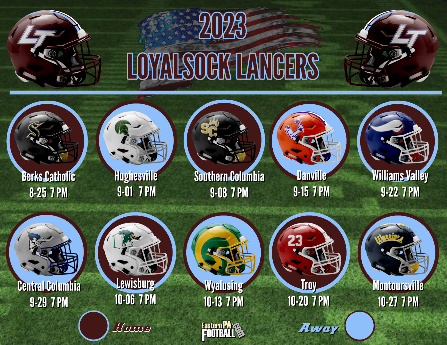 Carlsbad Lancers 2023 Football Schedule