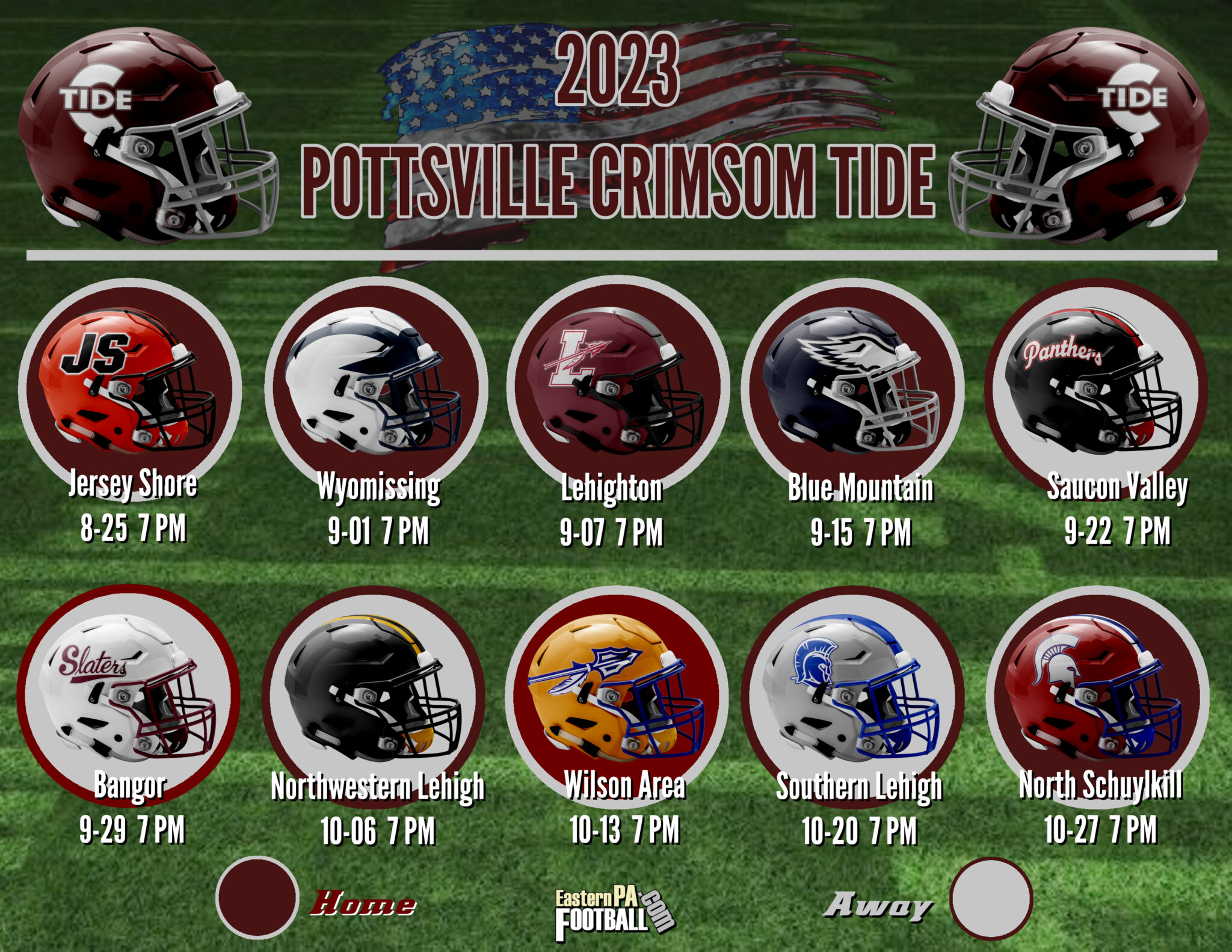 2023 Team Preview Pottsville Crimson Tide