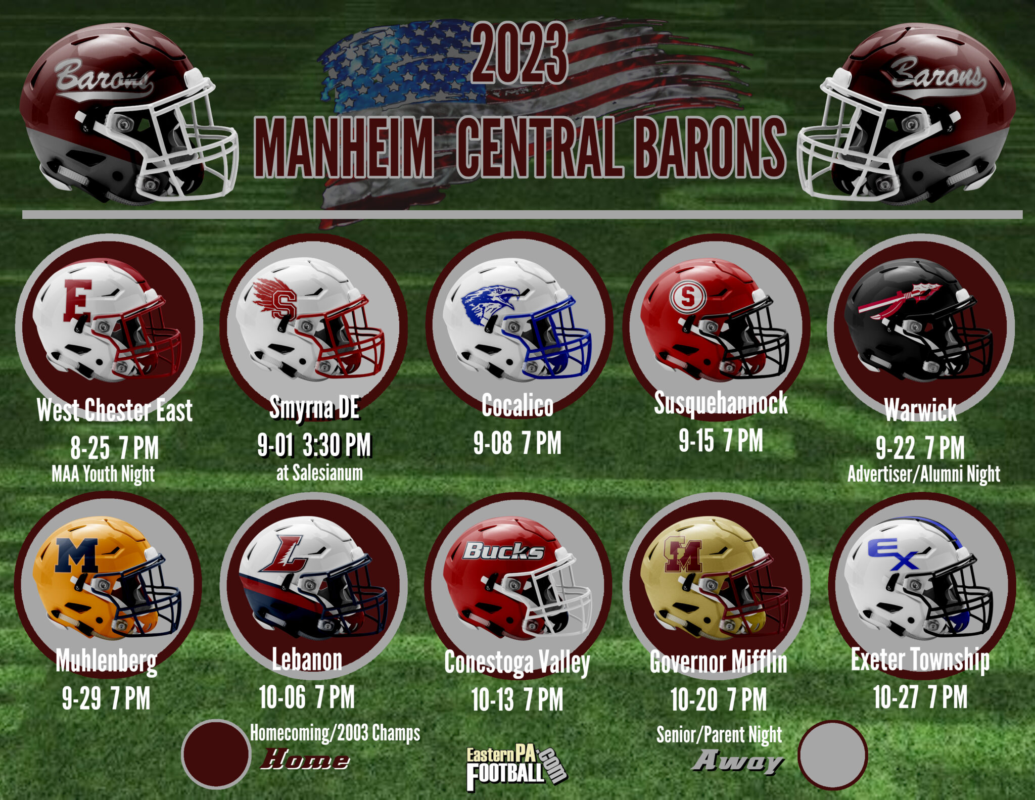 2023 Team Preview Manheim Central Barons