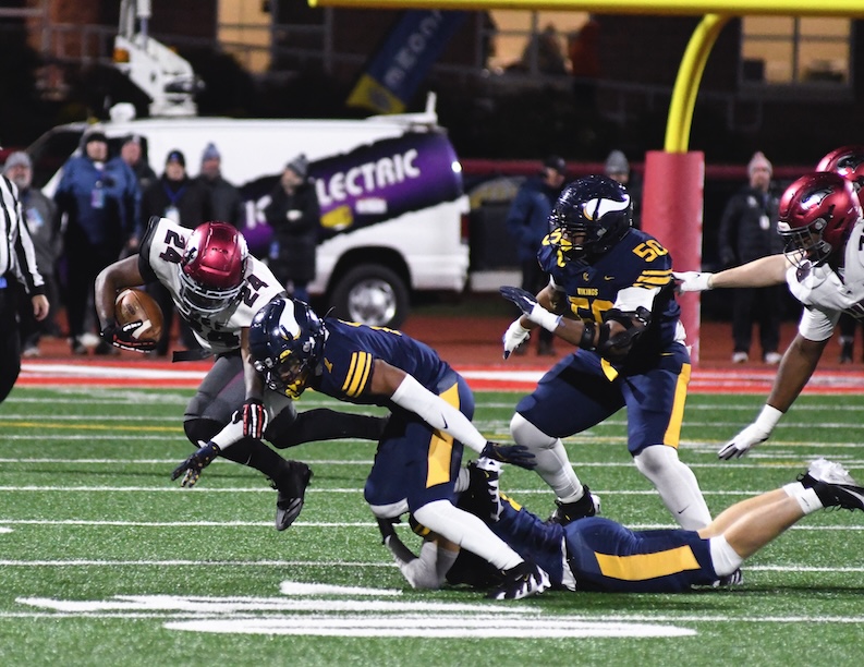 St. Joe’s Prep mows down Pittsburgh Central Catholic, 35-6, to threepeat as Class 6A state champions