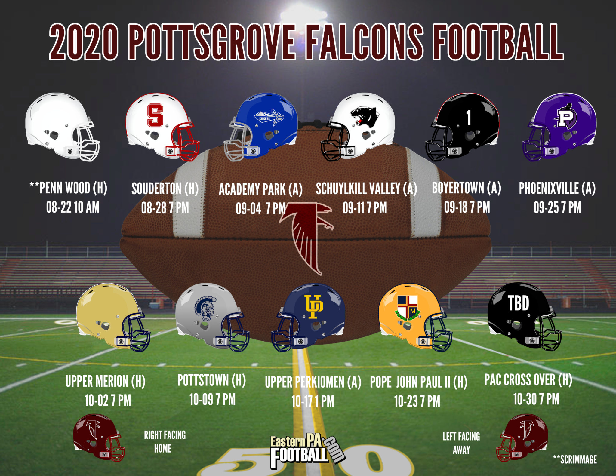 2020 Team Previews: Pottsgrove Falcons (1) – EasternPAFootball.com